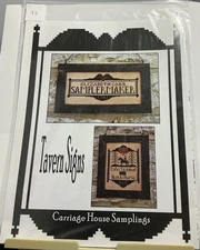 Carriage House Samplings -  Tavern Signs Cross Stitch Chart
