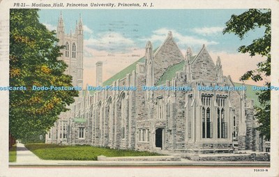 R036438 Madison Hall. Princeton University. Princeton. N. J. Lynn H. Boyer. 1949