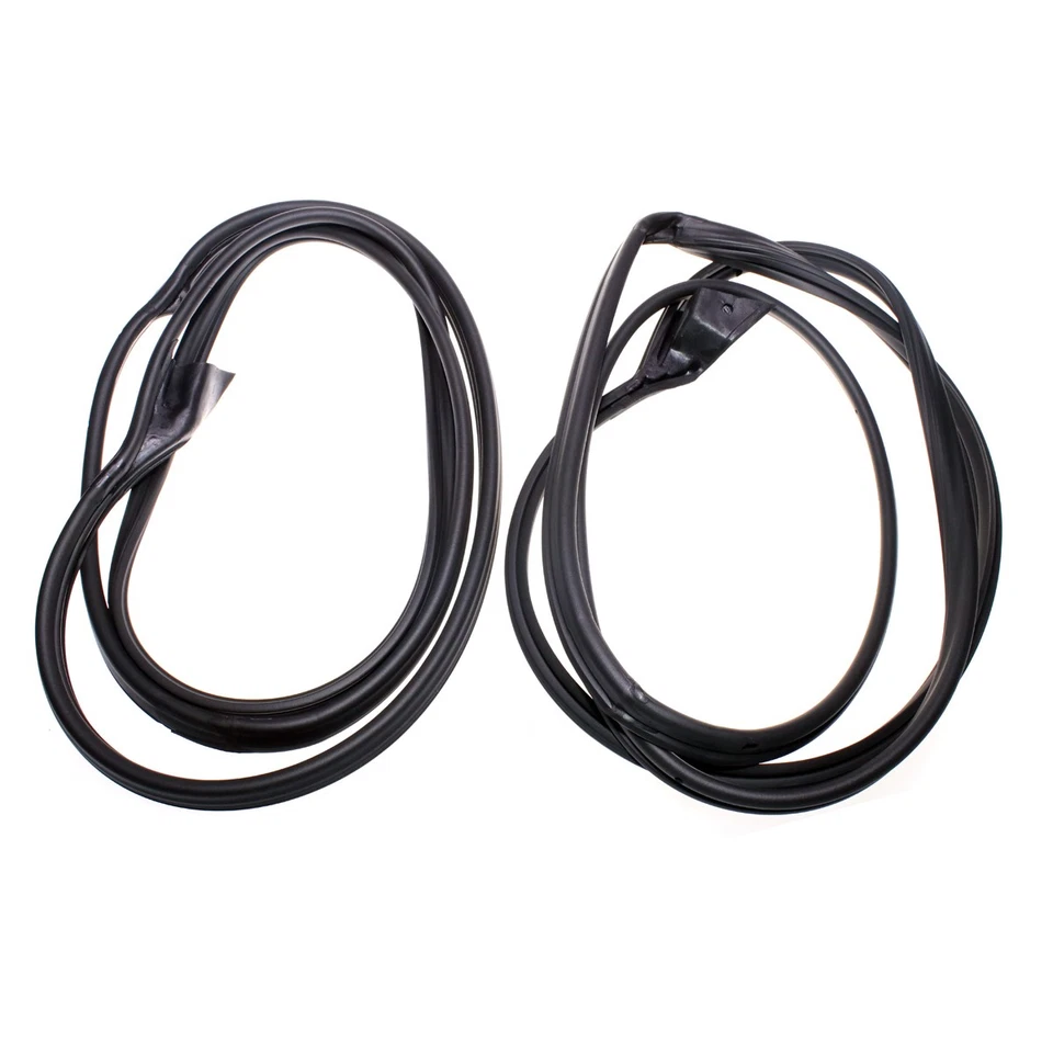 Ajuste 1982-1993 Mercedes-Benz W201 190 190E 190LE conjunto de vedação de tira meteorológica para porta frontal - Imagem 2 de 4