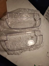 WPW10710203 Refrigerator Door Shelf Bin Door Bin Clear whirl-pool kenmore 2PC