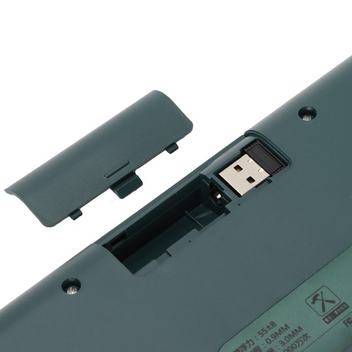 Wireless Keyboard Mouse Combo Ergonomic Design 2.4G Usb Quiet 86 Keys Roun AM - Afbeelding 24 van 24