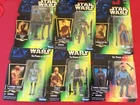 Kenner Star Wars Power of the force lot of 6 Action Figures green card 1997)