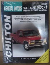 CHILTON 28624 1988-1998 GENERAL MOTORS FULL SIZE PICK-UPS TRUCKS REPAIR MANUAL