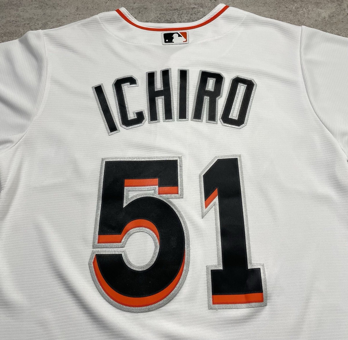MLB MIAMI MARLINS ICHIRO SUZUKI #51 MAJESTIC JERSEY COOL BASE