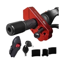 Motorcycle Grip Lock - Heavy Duty Brake/Handlebar/Throttle Lock That Secures ...