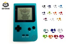  NEW SHELL Nintendo Game Boy Pocket GBP System Teal PICK UR BUTTON  PADS