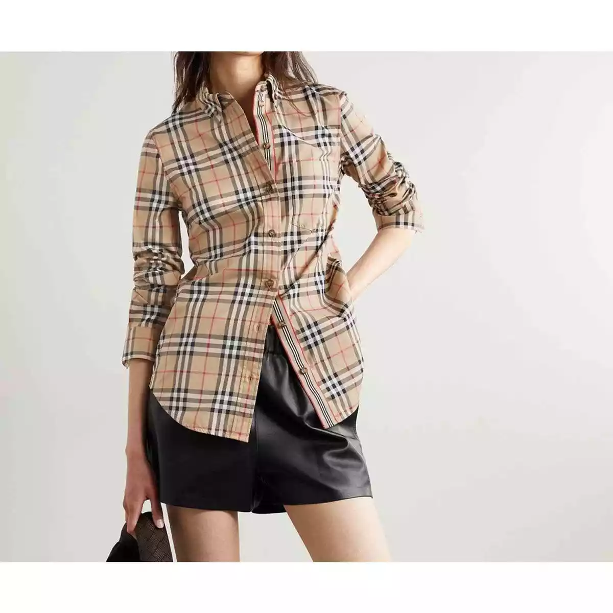 Burberry shirt women's clearance cheap