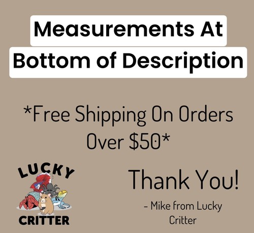 Reptile Cave With Food Water Trays Enclosure Decor Reptile Tank Enrichment Decor - Picture 8 of 8