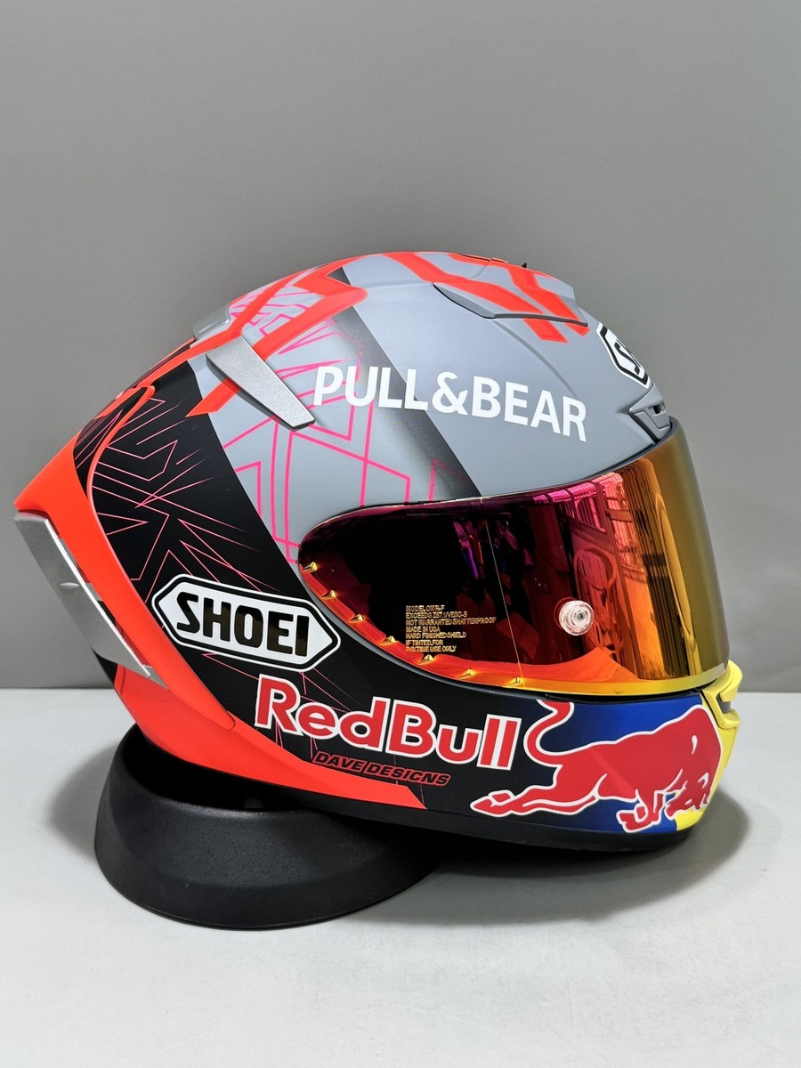 Red Bull Helm Shoei Full Face Red Bull Full Face Helmet SHOEI X15