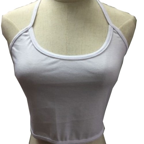 Hot Womens Sexy Sleeveless Vest Strappy Bra Camisole Tunic Crop Top Casua - Picture 10 of 23
