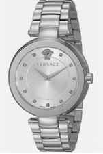 Versace Women's MYSTIQUE DIAMONDS Swiss Made Watch New w/Box & Papers 