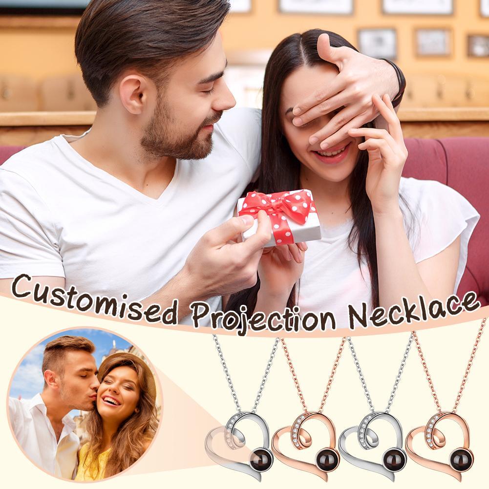 Custom Photo Necklace Projection Necklace Personalized Jewelry Gifts HOT GXX