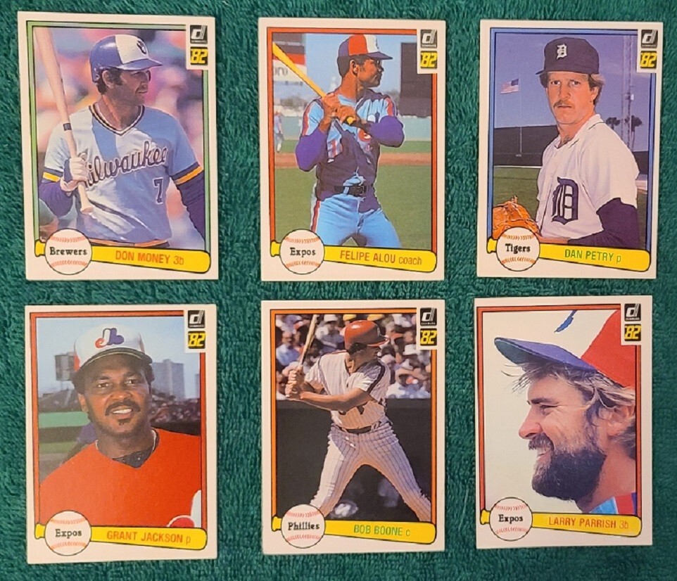 1982-87 Donruss MLB Baseball Singles Lot | eBay