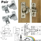 Face Frame Fix Hinge Pair, Ideal For Caravans & Campers 343.80.720 (Hafele)