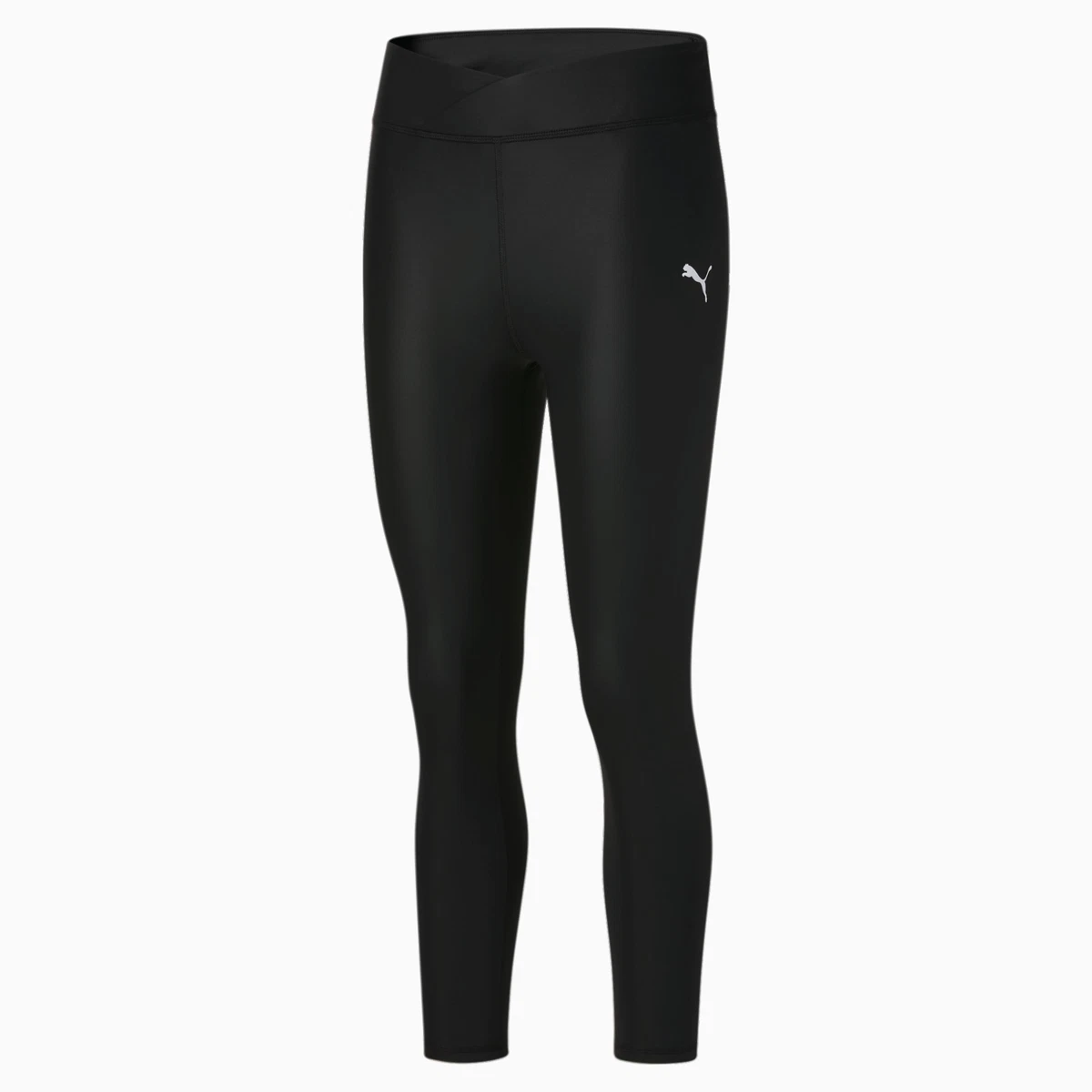 Puma Modern Sports Womens 7 8 Shiny Exercise Leggings Black 846874