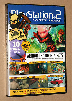Playstation 2 Das offizielle Magazin Demo DVD Okami Tomb Raider etc 01/2007