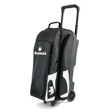 Brunswick Blitz Black 3 Ball Roller Bowling Bag