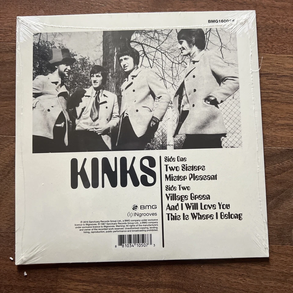 The Kinks - Two Sisters + 3 - RSD - 7" EP - UK - Picture Sleeve - 2016 - New - Image 3 of 3