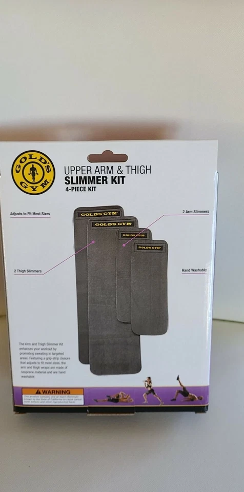 Gold’s Gym 4 piezas superior brazo y muslo kit adelgazante Foto 2 de 2