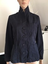 Lovely Fitted Navy Blue Talbots Ladies Jacket, Size S, Uk6/8, Us4
