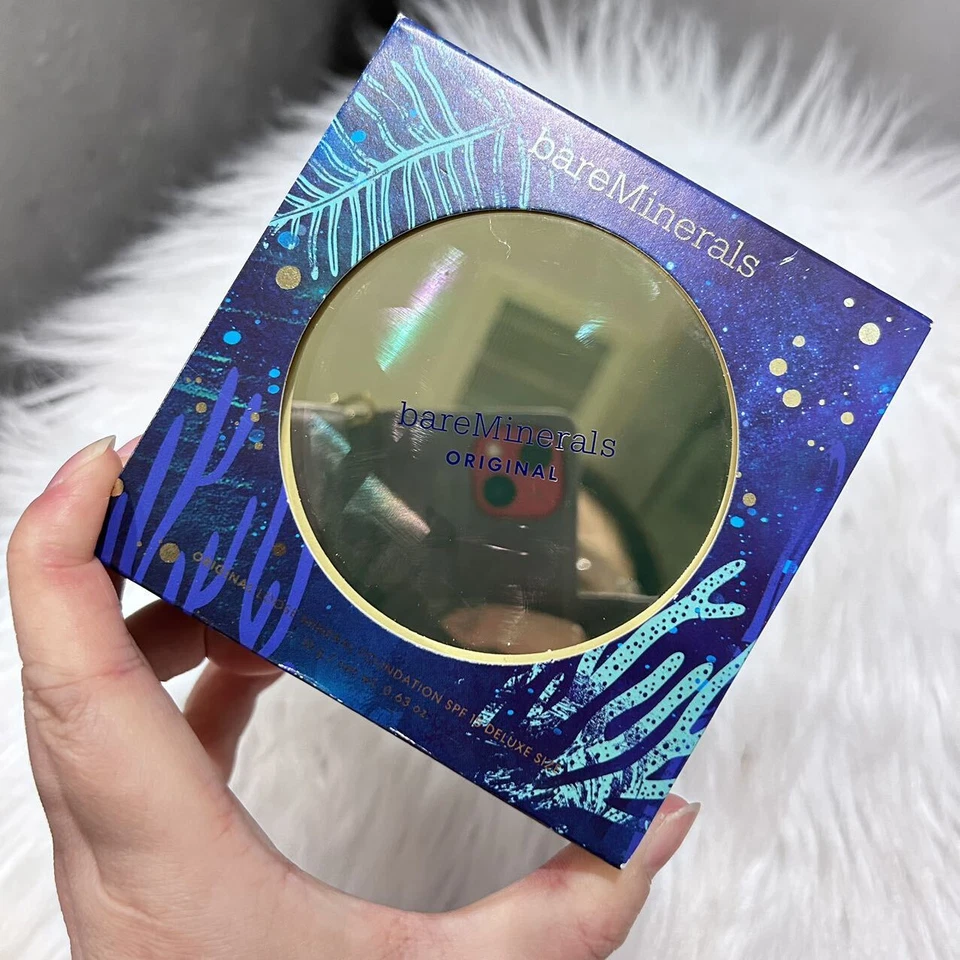 New bareMinerals ORIGINAL LOOSE MINERAL FOUNDATION SPF 15~Jumbo size 18g~Choose - Image 3 of 4