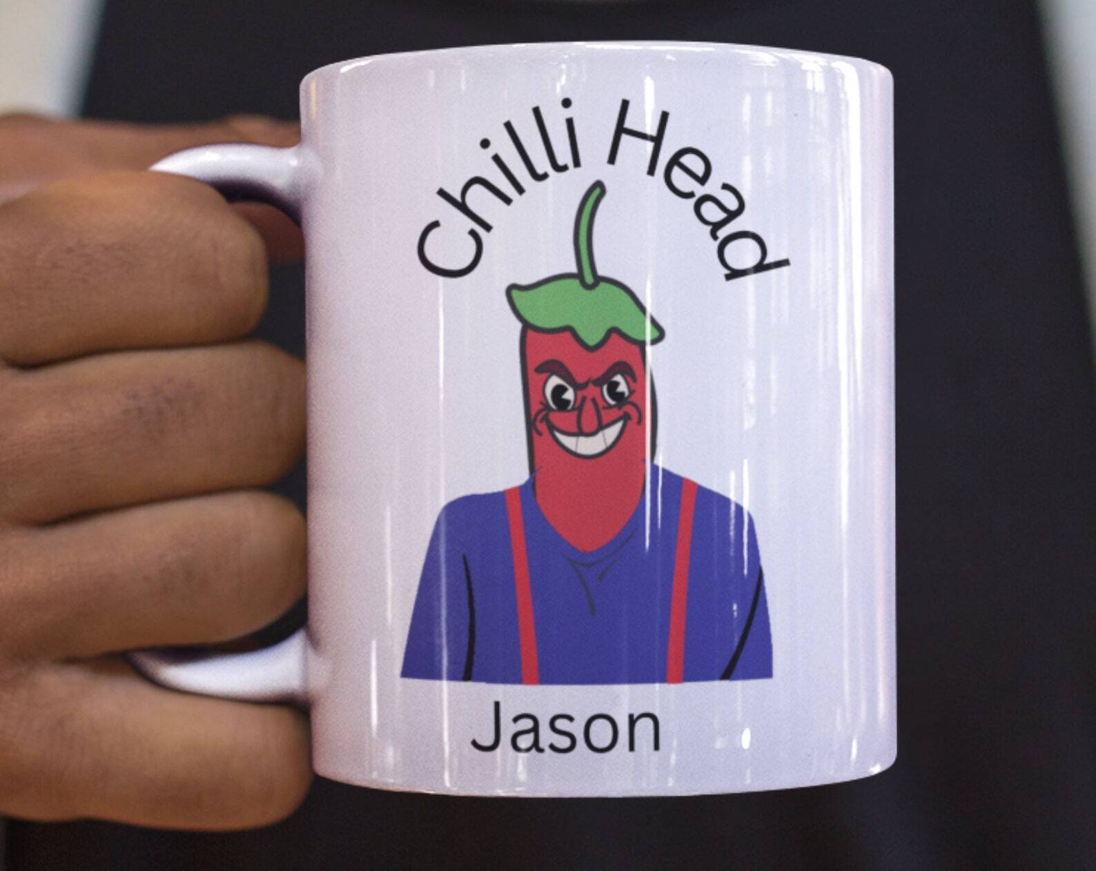 Chilli Lover Gift Personalised Chilli Mug Gift For Chilli Head Chilli Gift