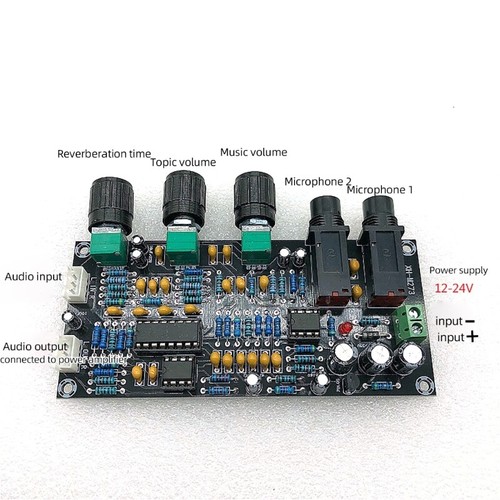 Karaoke Reverberation Module Auditory Amplifier Board For Home Entertainment - Picture 6 of 8