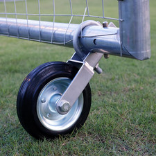 Gate Wheel Gate Caster Kit with 1-5/8" Thru 2" Gate Frames, 6 Inch Heavy Duty