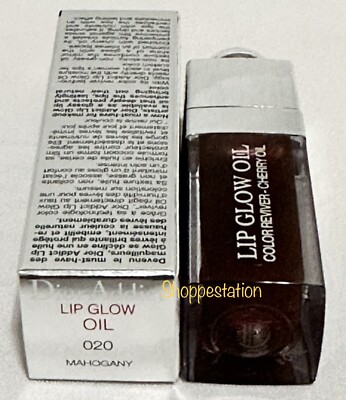 Dior Addict Lip Glow Oil Shade 020 MAHOGANY Full Size 6ml / 0.2oz