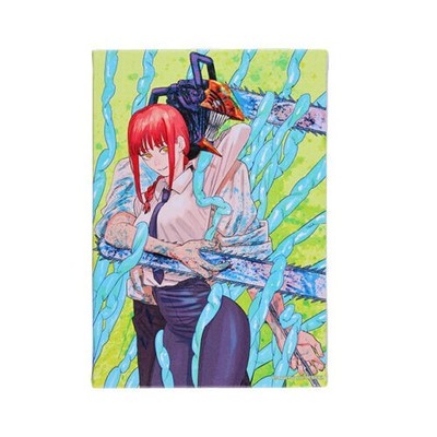 Tableau Chainsaw Man Sur Toile Avec Cadre Déroulant – 70x25cm, Personnages Denji, Makima, Etc.