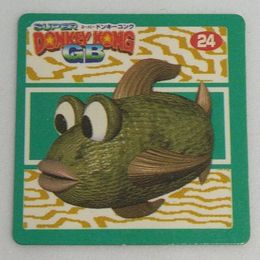 Fangfish Super Donkey Kong GB Mini Card No.24 Normal Nintendo