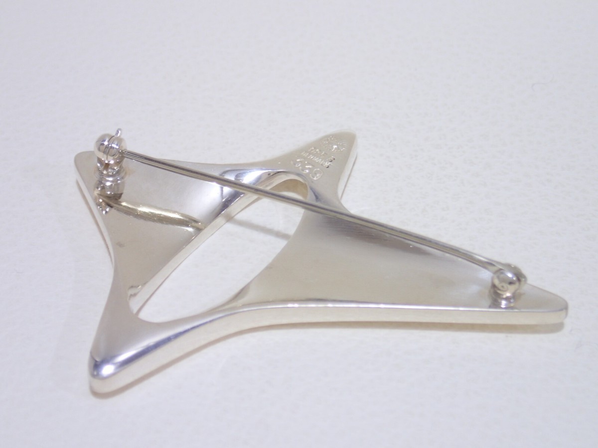 希少　美品ジョージジェンセン　ブローチ　ヘニングコッペル　343　魚　SV925 GEORG JENSEN Henning Koppel #339 sterling silver brooch | eBay