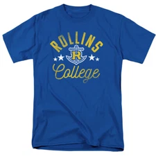 Rollins College Adult T-Shirt Script, Royal Blue, S-5XL
