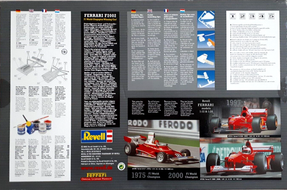 Ferrari F2002 in 1:12 scale | Factory sealed | eBay Ferrari F2002 in 1:12 scale | Factory sealed | eBay