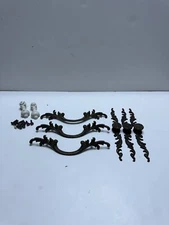 Vintage Brass Furniture Drawer Pulls/Handles Qty. 8 Antique , French Provincial