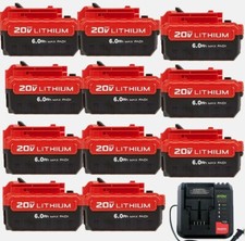 20 Volt Lithium-Ion Battery  Charger for PORTER CABLE 20V Max PCC680L PCC685L