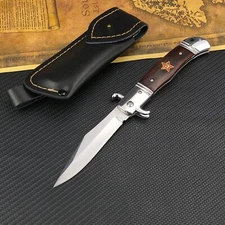 Tactical Russian HOKC NKVD EDC Folding Blade Knife 440c Steel 4" Blade Knife