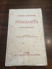 Fuggiaschi Fratelli Treves Linnankoski Giovanni Narrativa finlandese1936 sc8