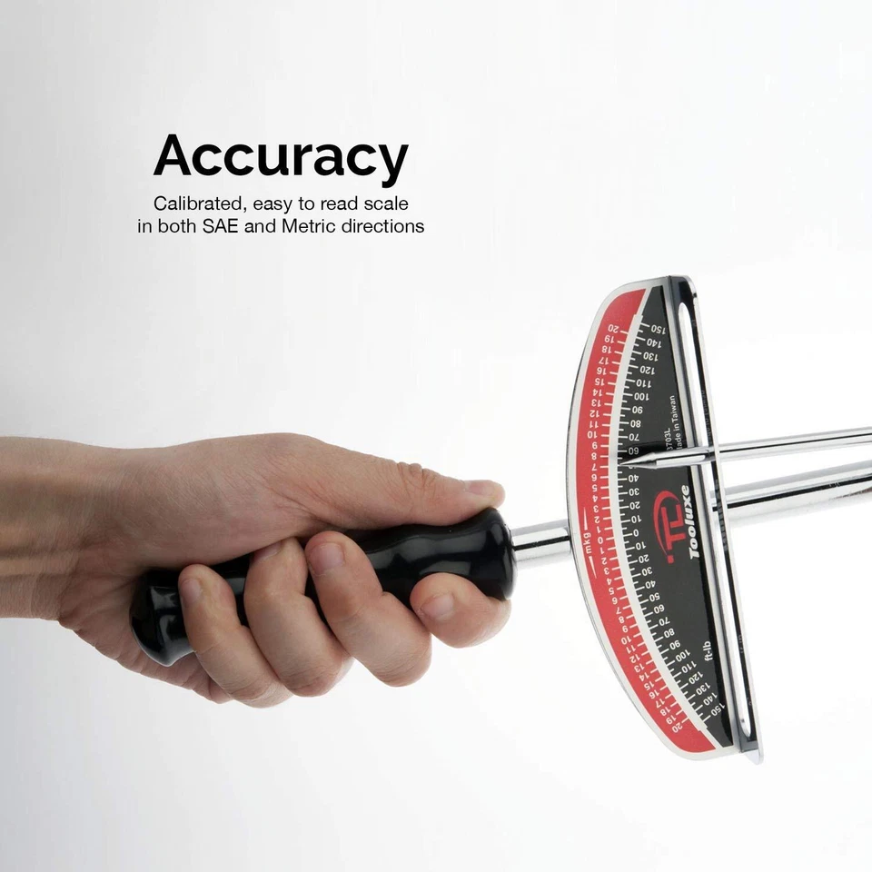 03703L Dual Drive Beam Style Torque Wrench | 3/8” & ½” Drives | 17” Length | ... - Image 2 of 4