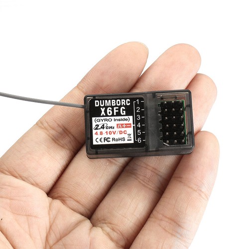 DUMBORC X6F/X6FG/X6DC/X6DCG 2.4G 6CH Receiver for X4 X5 X6 X6P RC Transmitter - Picture 7 of 19