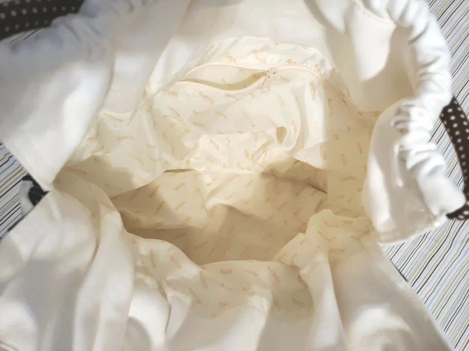 Bolso de mano NaRaYa de lona marfil con lazo.  Nuevo con etiquetas  Foto 3 de 4