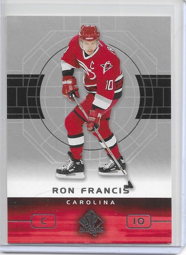 2002 SP Authentic Ron Francis #16 card