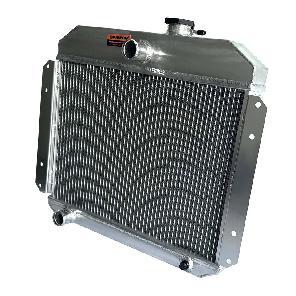 4Row SPAWON Radiator For Willys Aero Ace Station 1951-1953 2.6L L6 56mm MT 5153 — 第 4/4 张图片