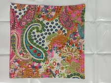 Vintage Cushion Cover Cotton Kantha Pillow Case Handmade Indian Pillows Throw 16