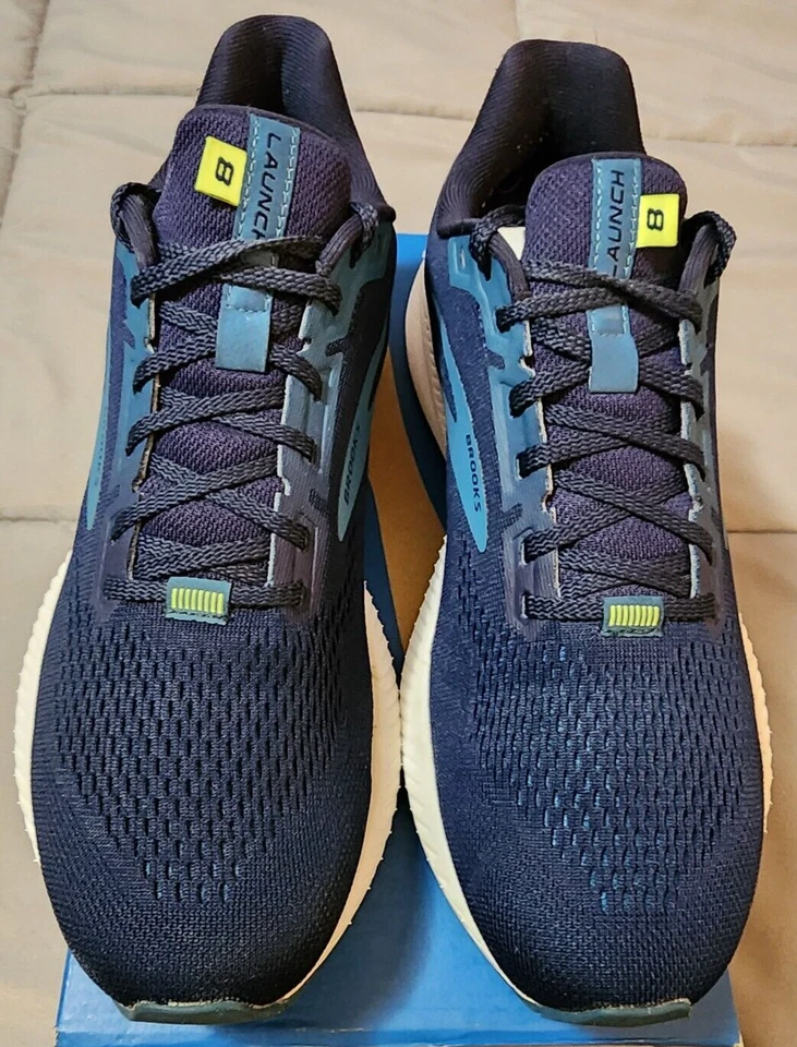 Zapatos para correr Brooks 8 D (mujer 9,5) Launch 8 para hombre en chaquetón/legión Foto 3 de 4