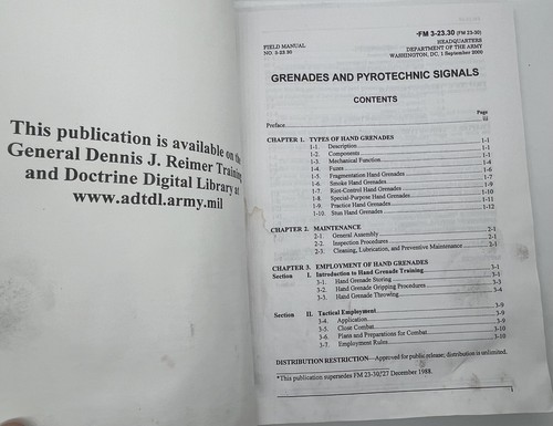 GRENADES AND PYROTECHNIC SIGNALS Manual - FM 23-30 - December 1988 - Imagen 4 de 7