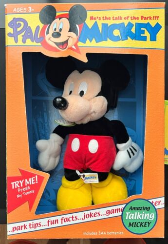 Disney World 2003 - Nuevo - Talking Pal Mickey Doll - Interactivo - PROBADO - Imagen 1 de 9