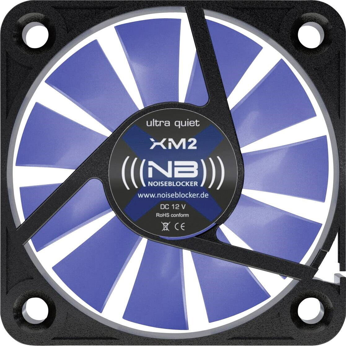 Noiseblocker Black Silent XM-2 40mm Computer Case Fan