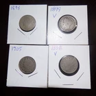 Lot of (4) Liberty  Indian Head Nickel Coins Good Dates - All Different Years!