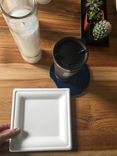Susty Party 6-Inch Compostable Square Plates 50-Count , Sugarcane Heavy Duty...